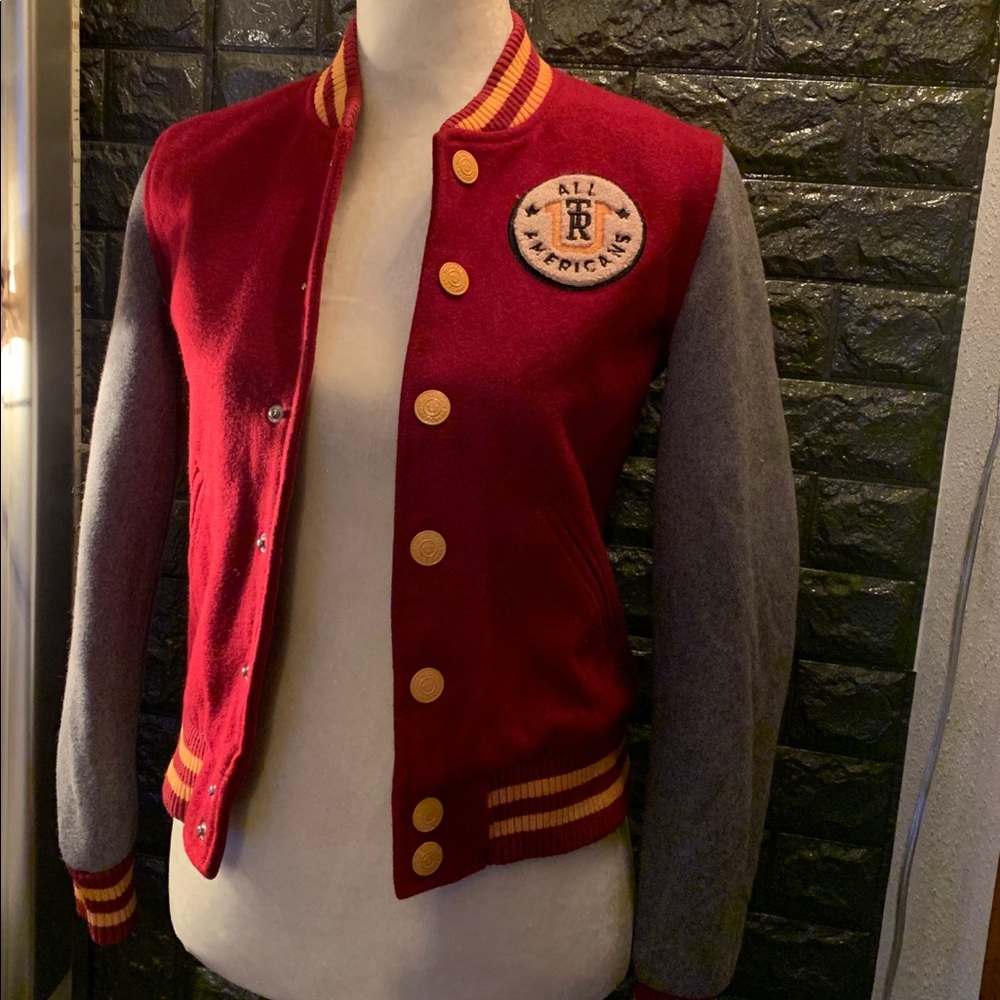 True Religion wool varsity jacket